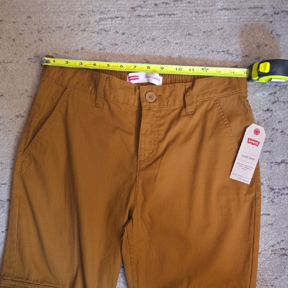 Levi's Cargo Taper Pants Reg Fit Trough Tight To Sligfor Men 18 REG. 29 X 29 NWT - Picture 8 of 16
